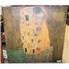 Image 1 : CANVAS PICTURE - THE KISS - 3 FT X 3 FT
