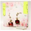 Image 1 : LADIES FASHION EARRING RED STONE & PEARL