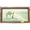 Image 1 : OLD FRAMED PRINT “SAHARA UNDER A