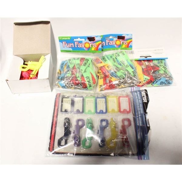 LANYARD & KEY RING /HOLDER LOT NEW