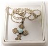 Image 1 : STERLING SILVER CHAIN AND CROSS PENDANT