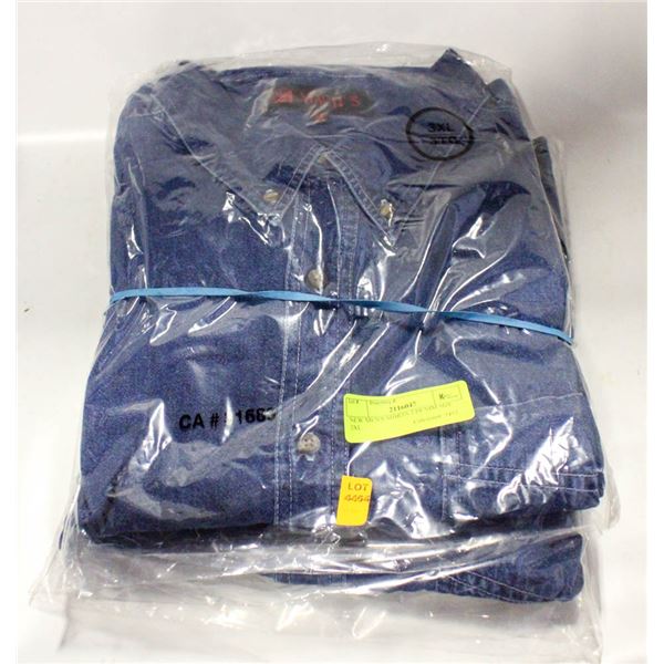 NEW MEN'S SHIRTS 2 DENIM SIZE 3XL