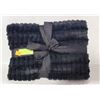 Image 1 : SOFT NEW CUT FUR THROW 50 X 60” BLACK