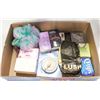 Image 1 : BATHROOM LOT- SCRUNCHIE, SOAPS, BATH BOMBS,