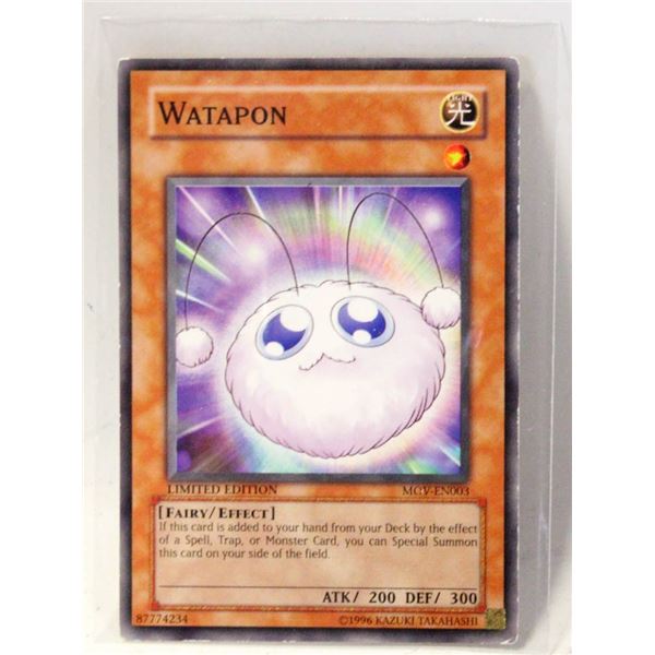 LIMITED EDITION GOLD 1ST EDITION YU-GI-OH! WATAPON