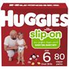 Image 1 : NEW 80 DIAPERS HUGGIES SLIP ON SIZE 6