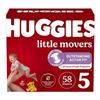 Image 1 : NEW 58 DIAPERS HUGGIES LITTLE MOVERS SIZE 5