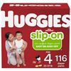 Image 1 : NEW 116 DIAPERS HUGGIES SLIP ON SIZE 4