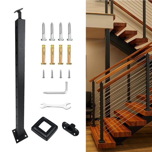 BRAND NEW DIVILLIY STAIR CABLE RAILING POST