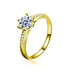 Image 1 : 18KGP STAMPED 1CT GRA CERTIFIED ROUND BRILLIANT