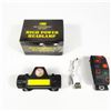 Image 3 : RECHARGEABLE XPE+COB LED HEADLIGHT W/MAGNET SIDE