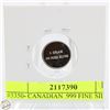 Image 2 : #3350- CANADIAN .999 FINE SILVER 1 GRAM TOKEN