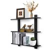 Image 1 : BRAND NEW 2PHONANCEE FLOATING SHELVES 3 TIER BLACK