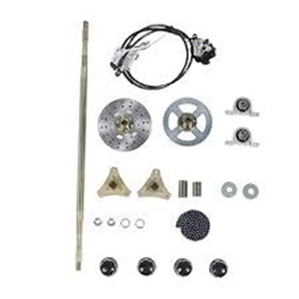 NEW W BOX 29" GO KART FRAME AXLE KIT
