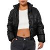 Image 1 : NEW XSYLXGC L WOMENS CROP SHORT JACKET COAT BLACK