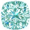 Image 2 : 2.20 CT 7*7 MM VVS1 ICE BLUE COLOR CUSHION