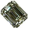 Image 1 : 1.56 CT VVS1 7*6 MM BROWN GRAY COLOR EMERALD CUT