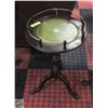 Image 1 : ANTIQUE PEDESTAL OCCASIONAL TABLE WITH HERITAGE