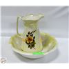Image 1 : VINTAGE WASH BASIN AND PITCHER
