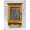 Image 1 : BAKER'S BRAND BAKING POWDER CABINET