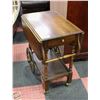 Image 1 : ANTIQUE WOODEN BAR CART