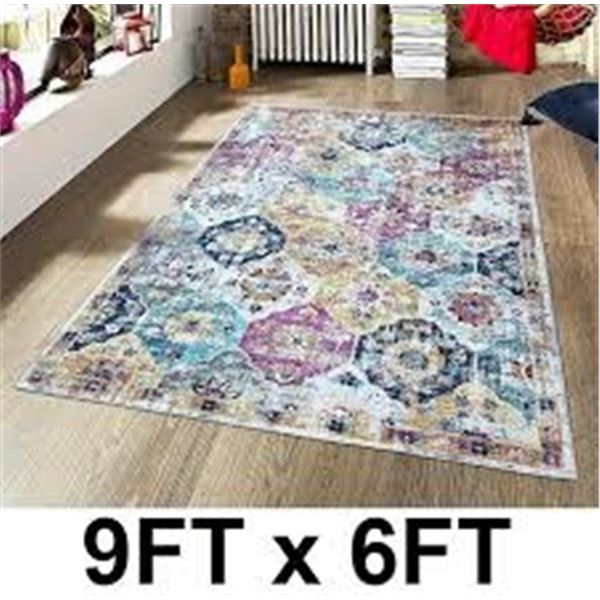 NEW MANDALA ASTRA AREA RUG 6 X 9FT