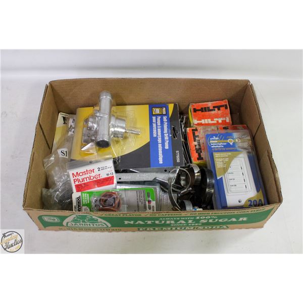 FLAT OF ASSORTED HARDWARE