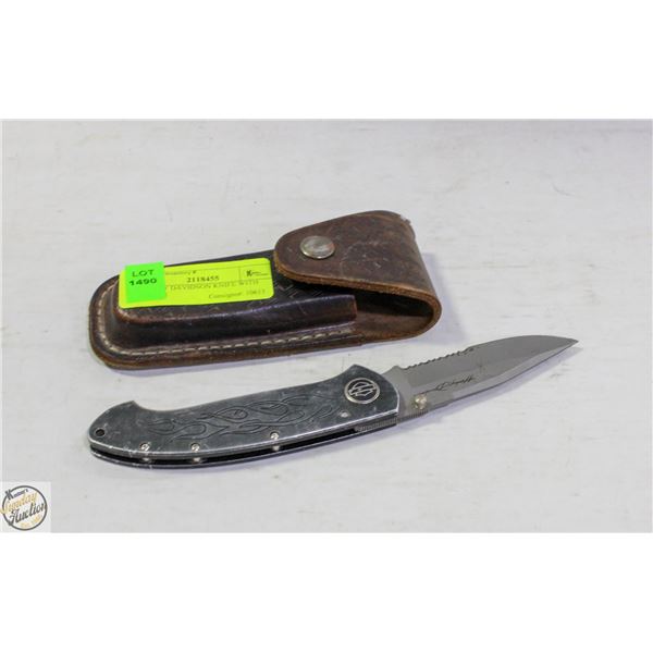 HARLEY DAVIDSON KNIFE WITH FLAMES