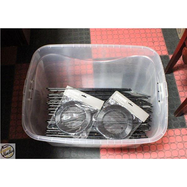 2 NEW BEBBIE 6" DIAMETER CURTAIN HOLDERS +