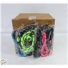 Image 1 : 24 NEW NYLON REFLECTIVE DOG COLLARS BLUE