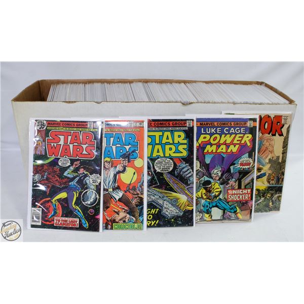 LONG BOX COMIC BOOKS VARIOUS TITLES