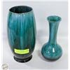 Image 1 : BLUE MOUNTIAN POTTERY PAIR OF VASES (2 DIFFERENT)