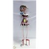 Image 1 : DECORATIVE METAL GARDEN FIGURE