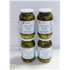 Image 1 : 4 X1LITRE PC SWEET PICKLES BB 11-28-2024