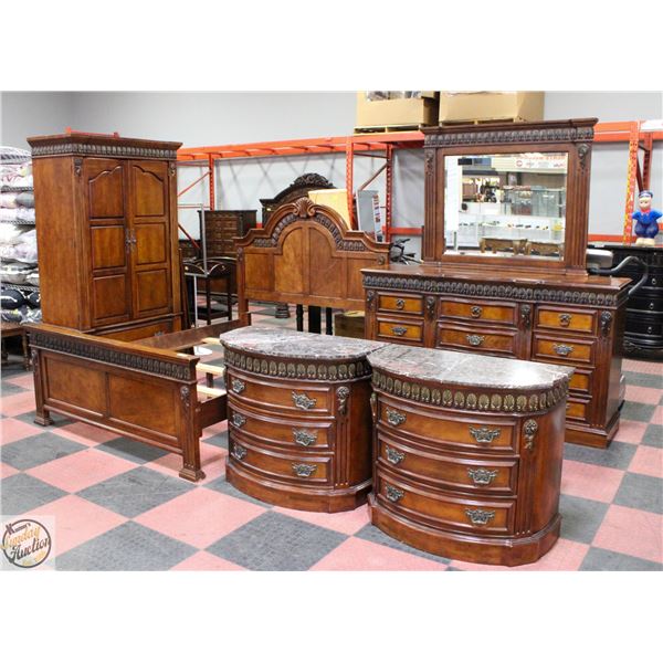 QUEEN SIZED BEDROOM SET INCLUDING: