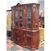 Image 1 : DINING ROOM HUTCH SOLID WOOD 2PCS MADE IN CANADA