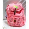 Image 1 : ESTATE LOVE PINK BACKPACK STUDDED FRONT +
