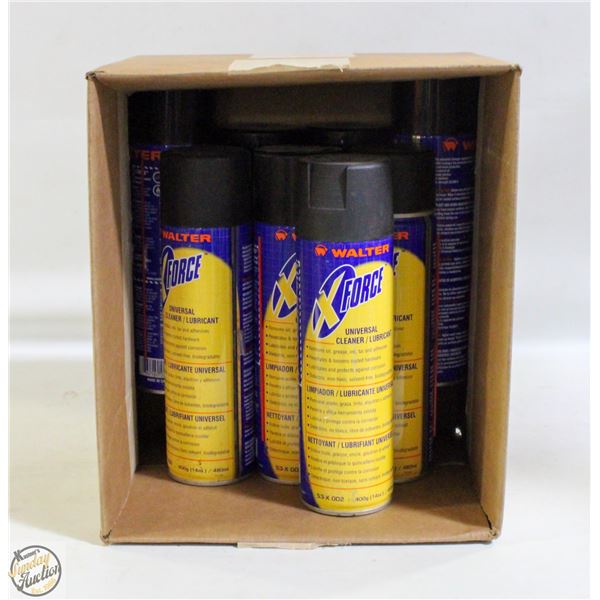 LOT OF WALTER X FORCE CLEANER SPRAY