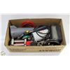 Image 1 : BOX OF AUTOMOTIVE SHOP TOOLS AND ACCESSORIES