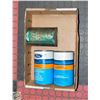 Image 1 : 3 CANS - 2-FORD 1-PINT ATF & 1-ESSO METAL CAN