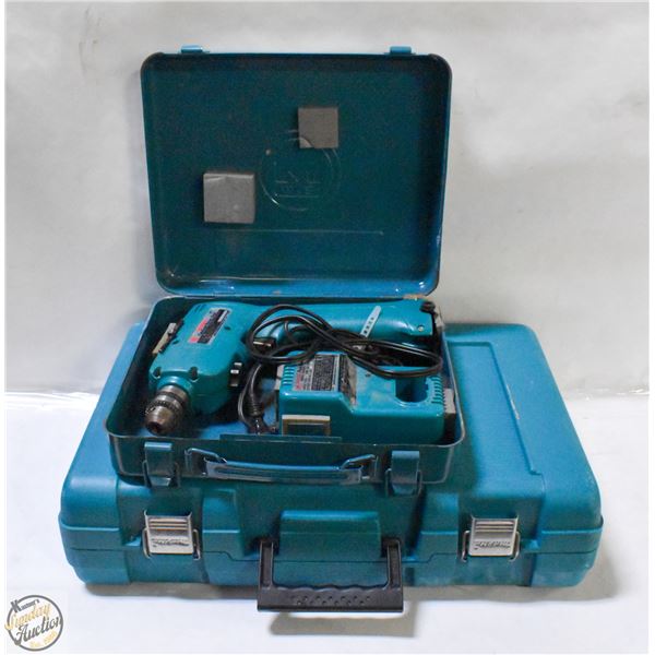 MAKITA DRILL+CHARGER+BATTERY+ CASE+ EMPTY CASE