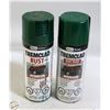 Image 1 : LOT OF TREMCLAD GREEN SPRAY PAINT