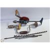 Image 2 : FLAT OF ANTIQUE HAND DRILLS