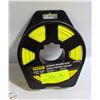 Image 1 : NEW SHOPRO 5/32 X 66FT DIAMOND BRAIDED ROPE YELLOW