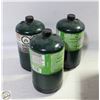 Image 2 : LOT OF MINI GREEN PROPANE TANKS