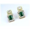 Image 5 : Gorgeous Extra Fine Emerald and Diamond Earring