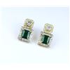Image 6 : Gorgeous Extra Fine Emerald and Diamond Earring