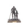 Image 1 : Fine Art Bronze, Man and Child.
