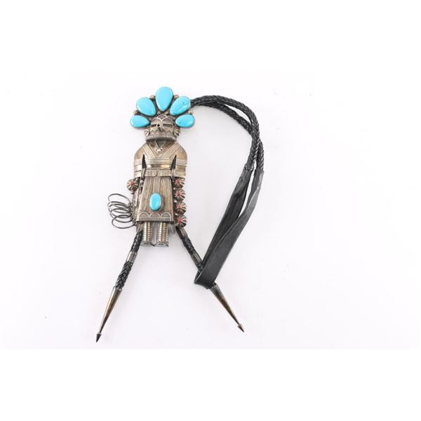 Large Kachina Bolo Tie.