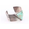 Image 2 : Large Sterling & Turquoise Cuff.